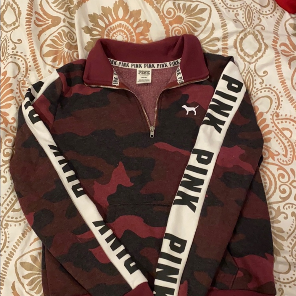 Red camo PINK hoodie